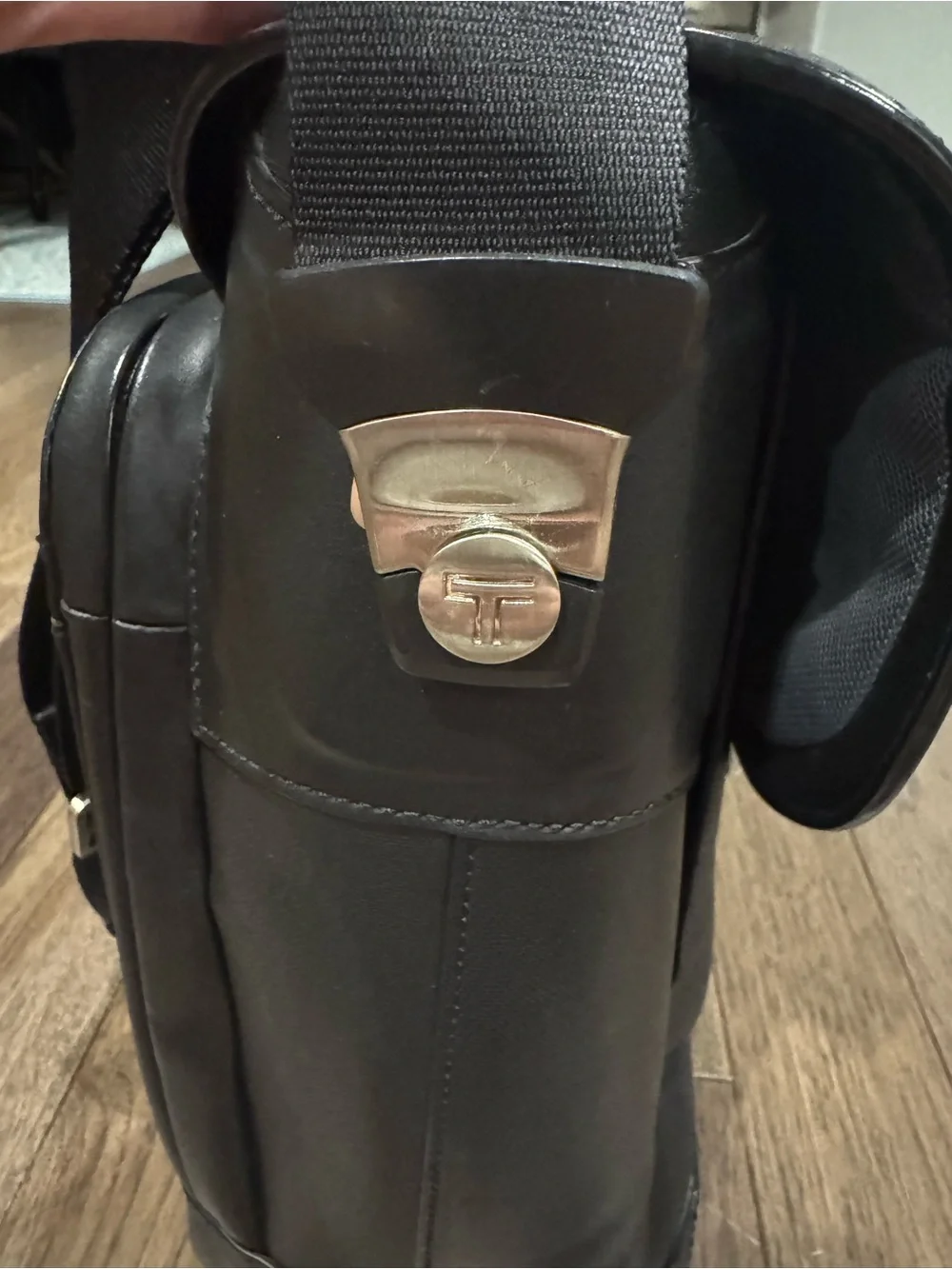 Tumi sleek leather